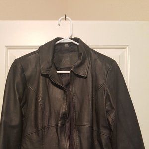 women leather jacket